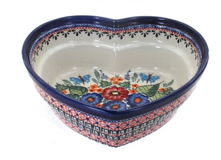 Zaklady Floral Butterfly Décor — Polish Pottery