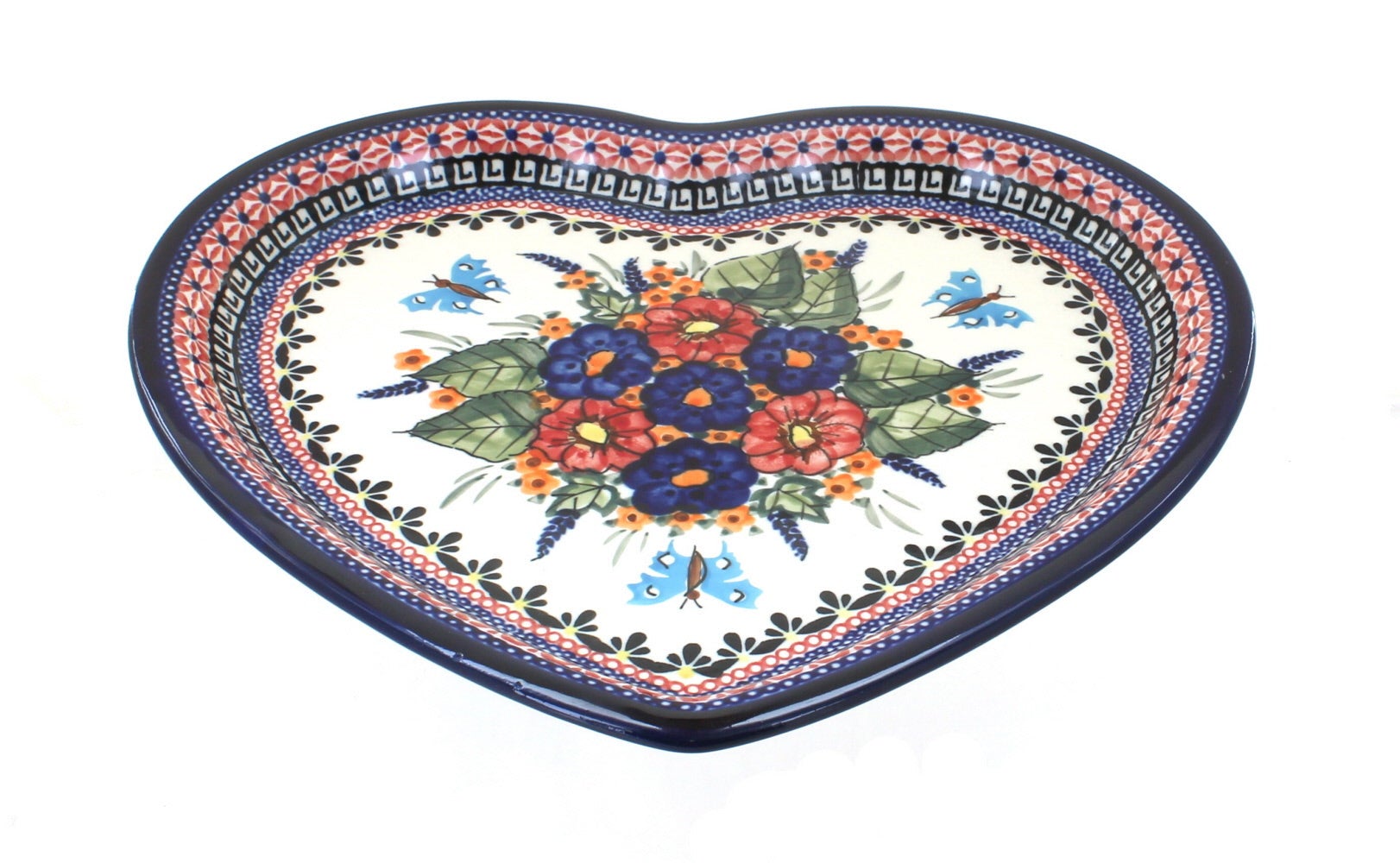 Zaklady Floral Butterfly Décor — Polish Pottery