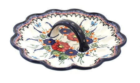 Zaklady Floral Butterfly Dining Accessories — Polish Pottery