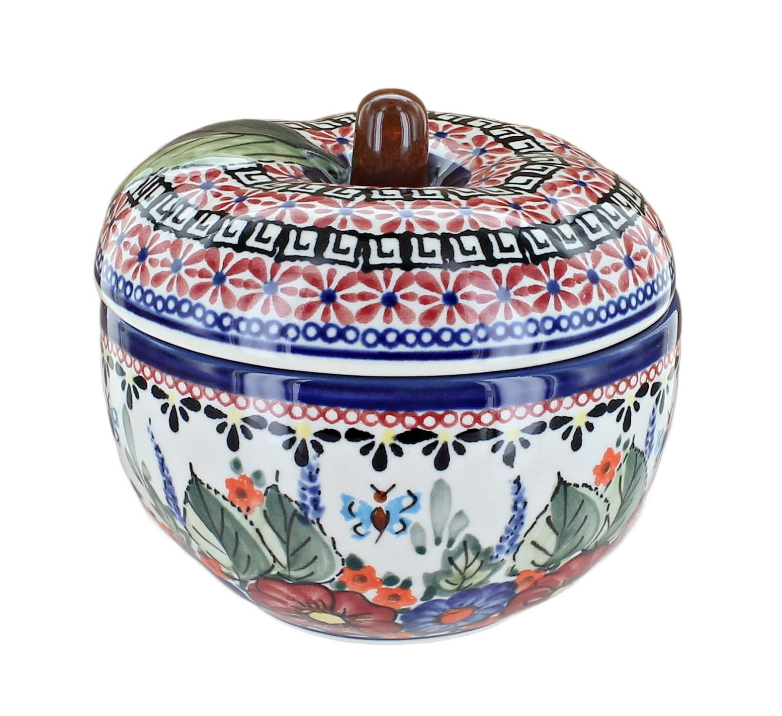 Zaklady Floral Butterfly Specialty Bakeware — Polish Pottery
