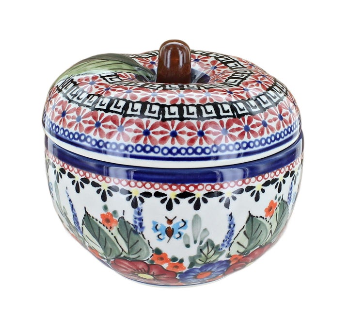 Zaklady Floral Butterfly Specialty Bakeware — Polish Pottery