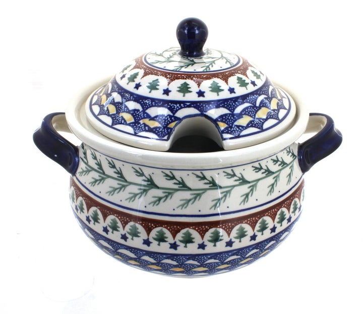 Zaklady Evergreen Large Serving Piece — Polish Pottery