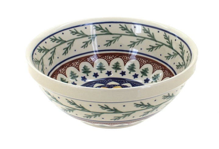 Zaklady Evergreen Small Serving Piece — Polish Pottery