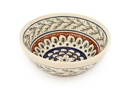 Zaklady Evergreen Small Serving Piece — Polish Pottery