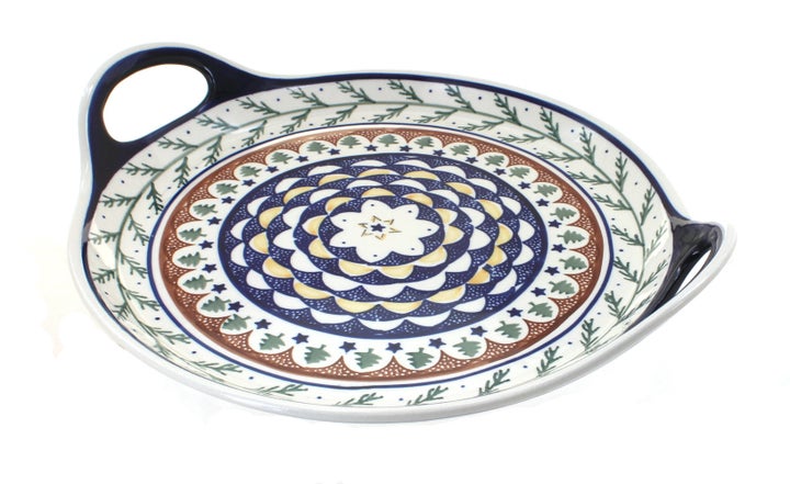 Zaklady Evergreen Large Serving Piece — Polish Pottery