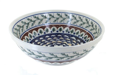 Zaklady Evergreen Large Serving Piece — Polish Pottery