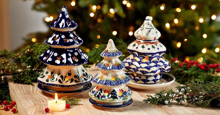 Detail image of Zaklady Evergreen Luminary — Polish Pottery