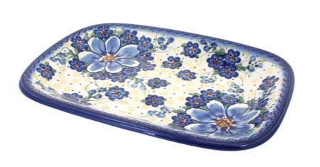 Vena Daisy Surprise Small Serving Piece — Polish Pottery