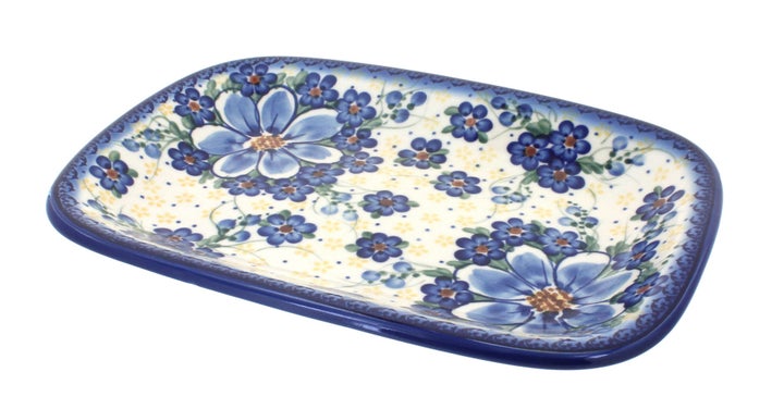 Vena Daisy Surprise Small Serving Piece — Polish Pottery