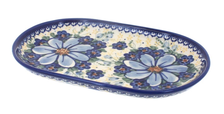 Vena Daisy Surprise Small Serving Piece — Polish Pottery