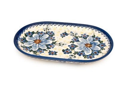 Vena Daisy Surprise Small Serving Piece — Polish Pottery