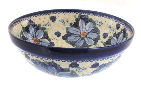 Vena Daisy Surprise Medium Serving Piece — Polish Pottery