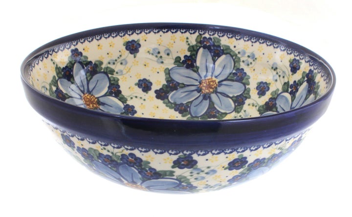 Vena Daisy Surprise Medium Serving Piece — Polish Pottery