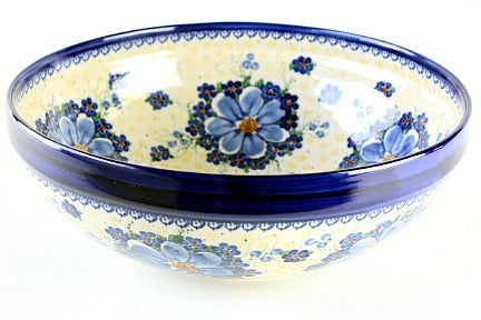 Vena Daisy Surprise Medium Serving Piece — Polish Pottery