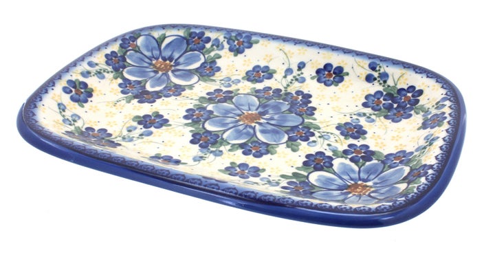 Vena Daisy Surprise Medium Serving Piece — Polish Pottery