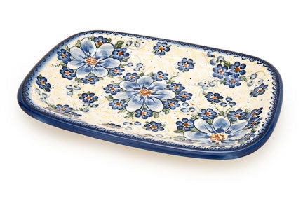 Vena Daisy Surprise Medium Serving Piece — Polish Pottery