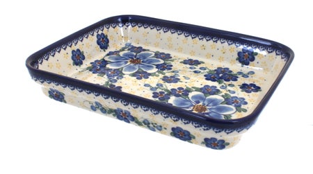 Vena Daisy Surprise Small Bakeware — Polish Pottery
