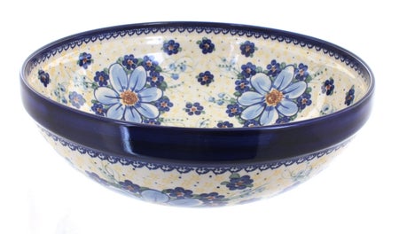 Vena Daisy Surprise Large Serving Piece — Polish Pottery