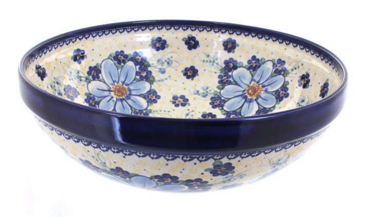 Vena Daisy Surprise Large Serving Piece — Polish Pottery