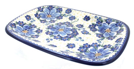 Vena Daisy Surprise Large Serving Piece — Polish Pottery
