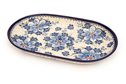 Vena Daisy Surprise Large Serving Piece — Polish Pottery
