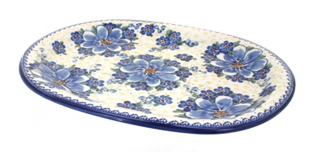 Vena Daisy Surprise Large Serving Piece — Polish Pottery