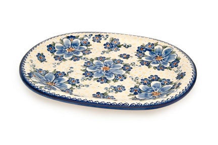 Detail image of Vena Daisy Surprise Large Serving Piece — Polish Pottery
