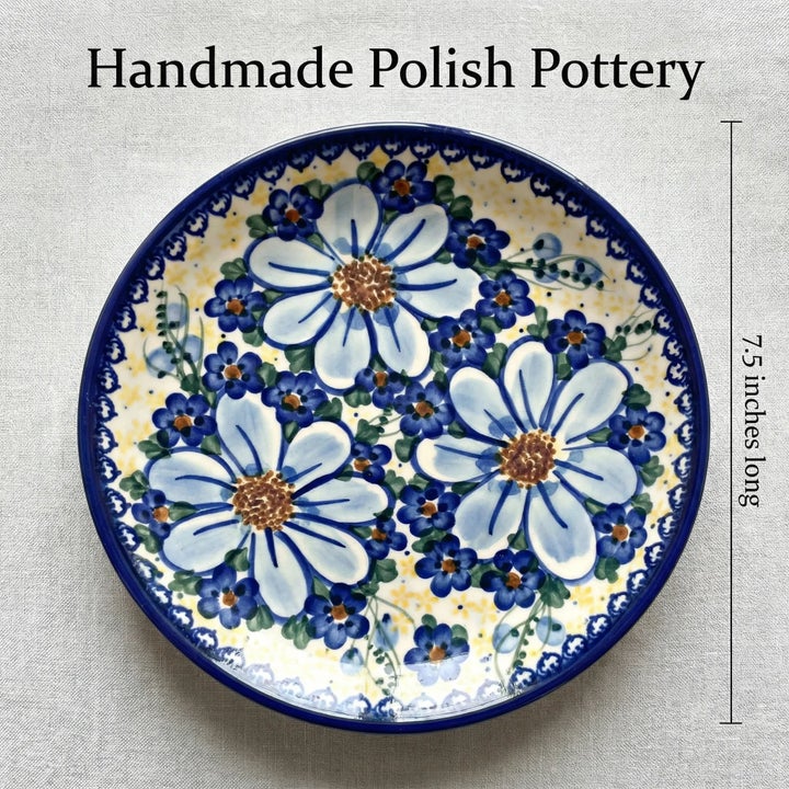 Vena Daisy Surprise Dining Plates & Bowls — Polish Pottery