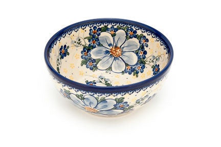 Detail image of Vena Daisy Surprise Dining Plates & Bowls — Polish Pottery