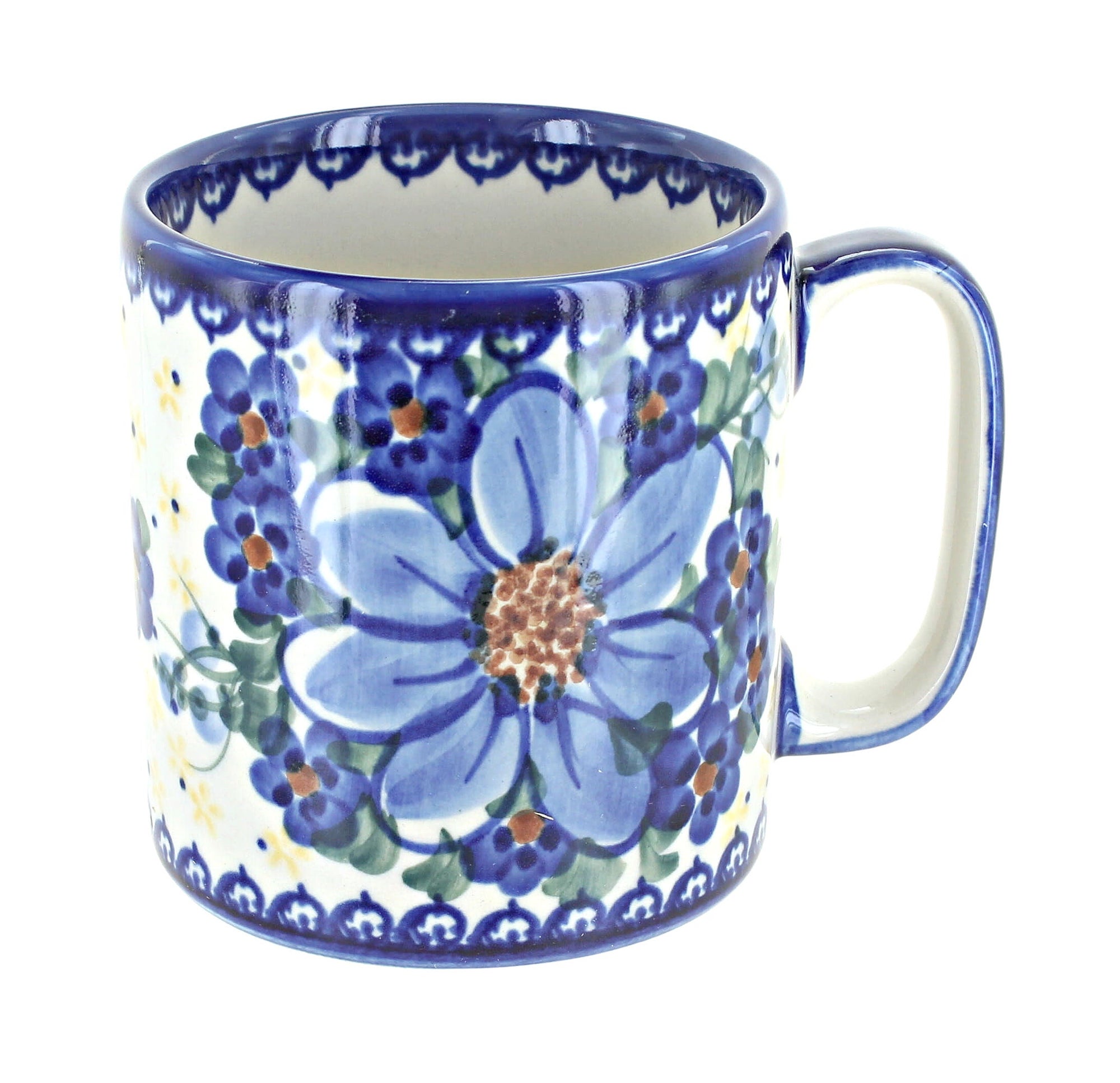 Vena Daisy Surprise Mug — Polish Pottery