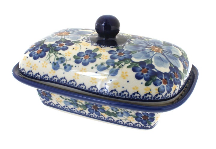 Vena Daisy Surprise Butter Dish — Polish Pottery