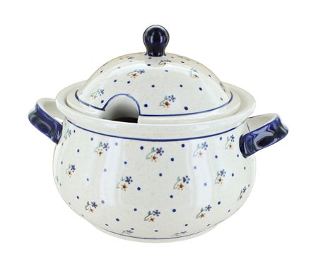 Zaklady Country Meadow Large Serving Piece — Polish Pottery