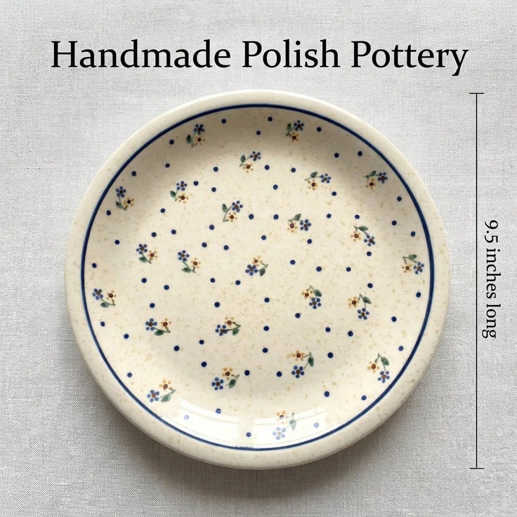 Detail image of Zaklady Country Meadow Dining Plates & Bowls — Polish Pottery