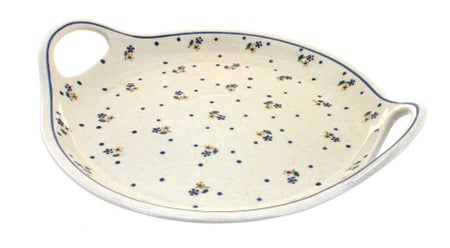 Zaklady Country Meadow Large Serving Piece — Polish Pottery