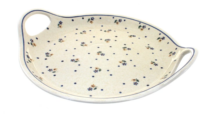 Zaklady Country Meadow Large Serving Piece — Polish Pottery