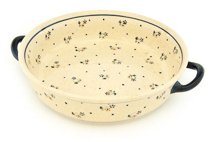 Detail image of Zaklady Country Meadow Medium Bakeware — Polish Pottery