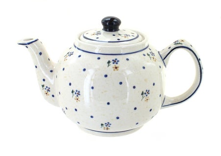 Zaklady Country Meadow Teapot — Polish Pottery