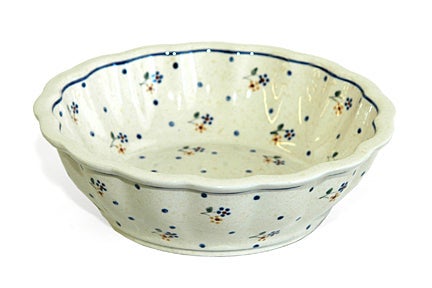 Detail image of Zaklady Country Meadow Medium Serving Piece — Polish Pottery