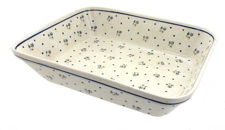 Zaklady Country Meadow Large Bakeware — Polish Pottery
