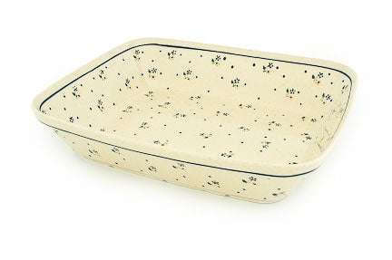 Zaklady Country Meadow Large Bakeware — Polish Pottery