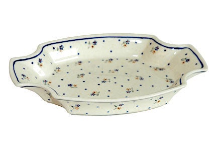 Zaklady Country Meadow Large Serving Piece — Polish Pottery