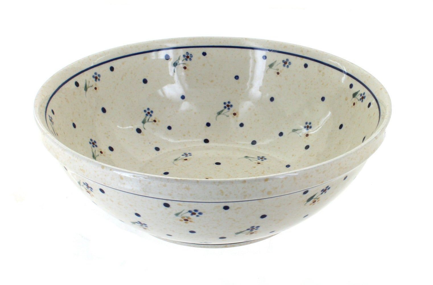 Zaklady Country Meadow Large Serving Piece — Polish Pottery