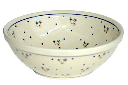 Detail image of Zaklady Country Meadow Large Serving Piece — Polish Pottery