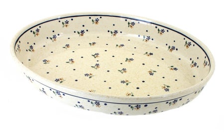 Zaklady Country Meadow Large Bakeware — Polish Pottery