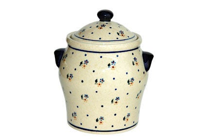 Detail image of Zaklady Country Meadow Counter Storage — Polish Pottery
