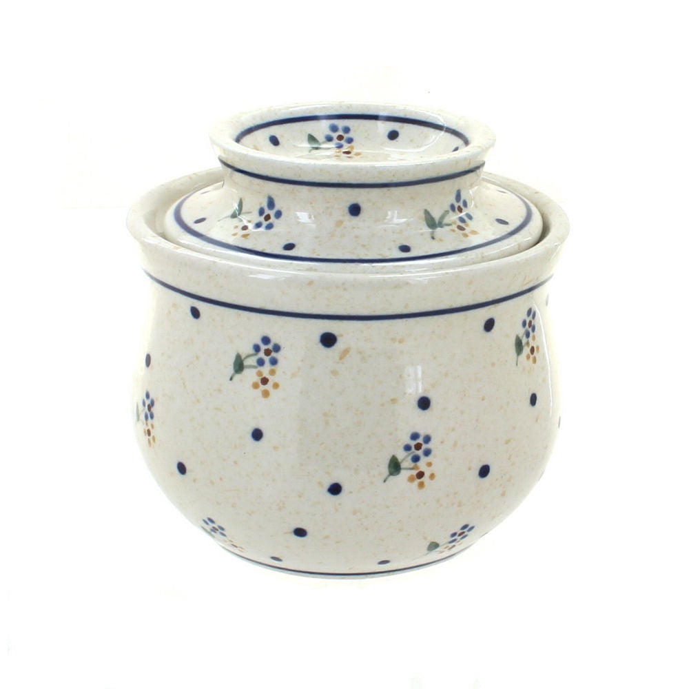 Zaklady Country Meadow Butter Dish — Polish Pottery