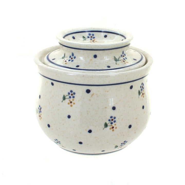 Zaklady Country Meadow Butter Dish — Polish Pottery