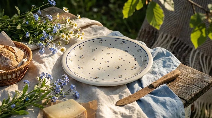 Zaklady Country Meadow Dining Plates & Bowls — Polish Pottery