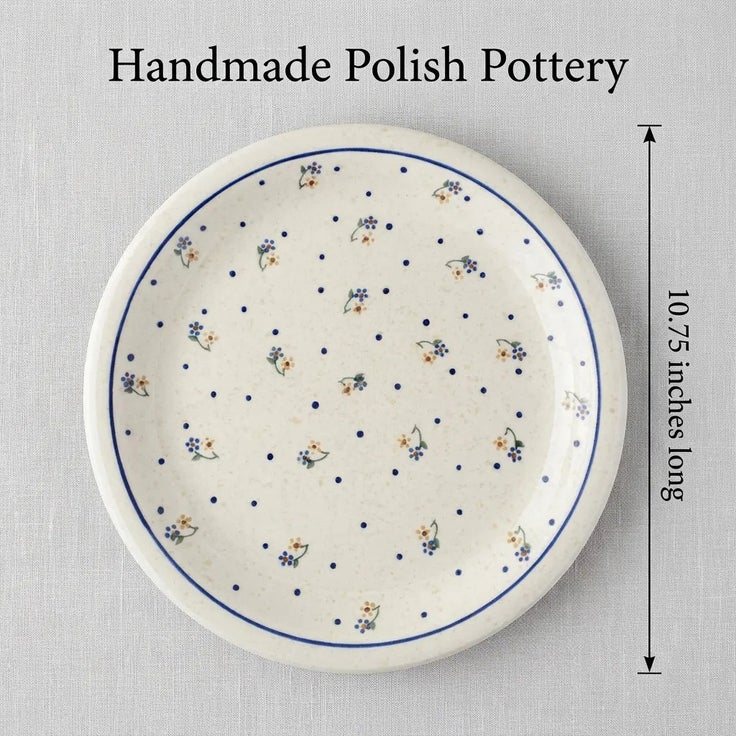 Detail image of Zaklady Country Meadow Dining Plates & Bowls — Polish Pottery