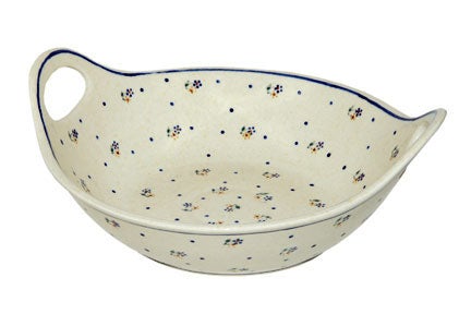 Zaklady Country Meadow Large Serving Piece — Polish Pottery